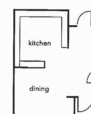 One bedroom floor plan